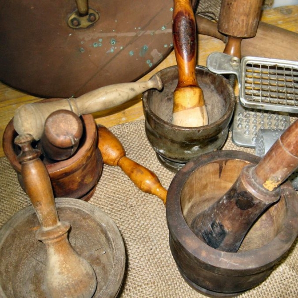Mortai in legno